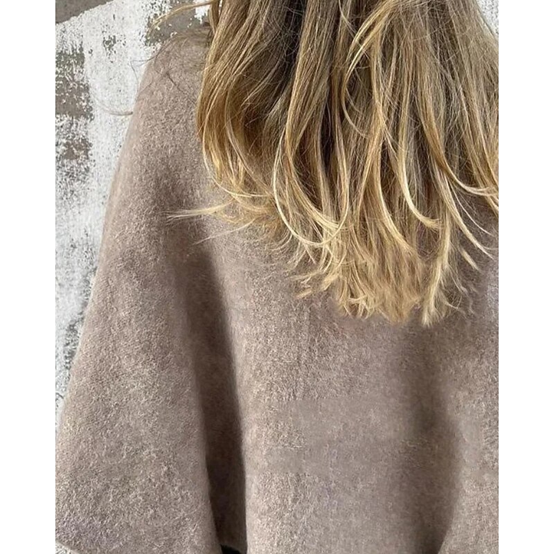 Women's Winter Coat Fleece Jacket Warm Comfortable Buttons Fashion Plain Outdoor Street Open Front Regular Crewneck Regular Fit Long Sleeve Outerwear Black Wine Red Fall Winter4