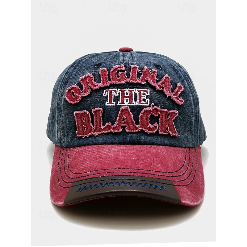 Men's Vintage Embroidered Baseball Cap – Distressed Cotton Adjustable Hat for Outdoor Sports, Travel and Casual Streetwear3