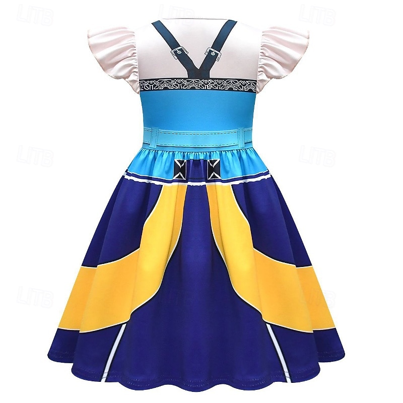 Korean Idol Inspired Pop Star Costume Fancy Dress Virtual Idol Movie Cosplay for Girls' Kids Halloween Carnival Performance Comic Con Anime Expo2