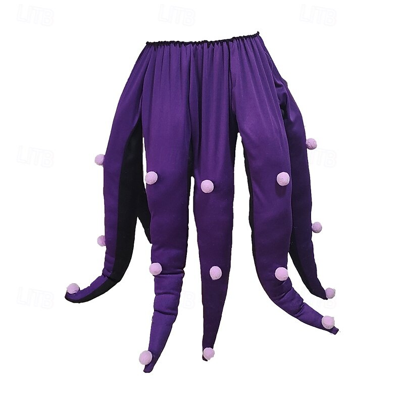 Octopus Halloween Skirt Costume Funny Costume Adults' Men's Women's Unisex Halloween Carnival Performance Party Easy Halloween Costumes Dress Up3