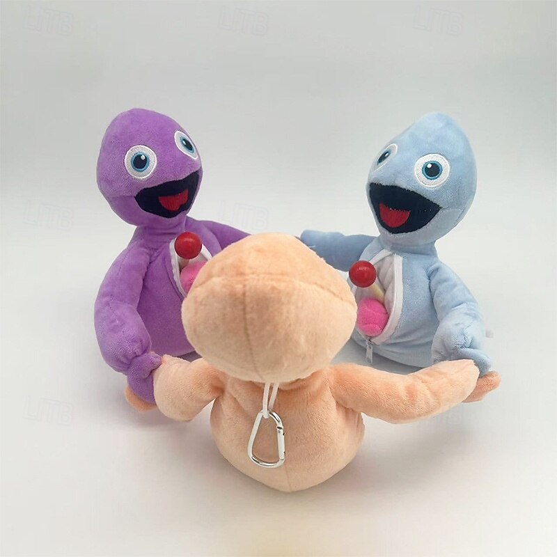 Yeeps Plush - 7.8 Plush Toys Stuffed Animals Dolls in Purple Beige and Blue Perfect for Kids and Adults Ideal for Birthdays Christmas3