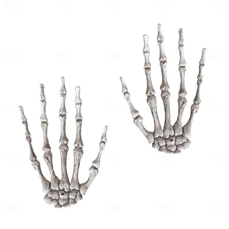 Full Size Skeleton Plastic Skeleton for Halloween Party Scary Halloween Decorations4