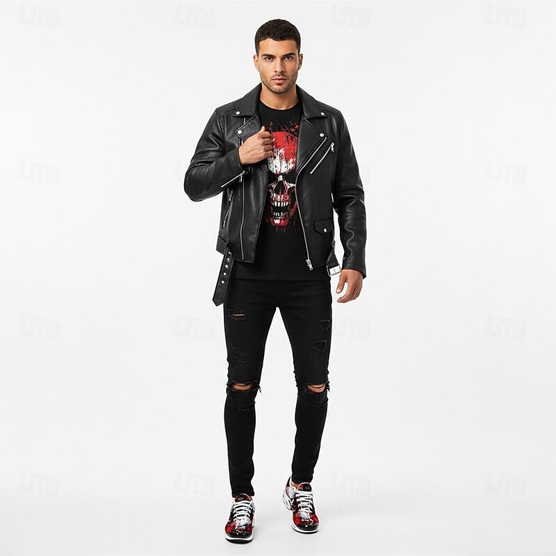 Men's Scary Clown Print Halloween Sneakers – Creepy Lace-Up Athletic Shoes for Costume Party and Horror Theme Events3