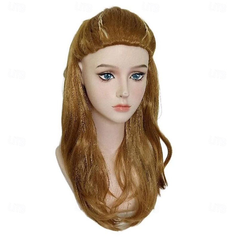 Zombies Addison Cosplay Wig Nova Addison Costume 3D Print Wristband Props for Halloween Party Accessories (Style 6 Medium)4