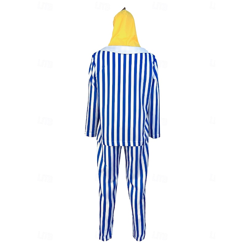 Bananas in Pyjamas Halloween Cosplay Costume Funny Costume Adults' Men's Women's Halloween Carnival Performance Party Easy Halloween Costumes Dress Up3