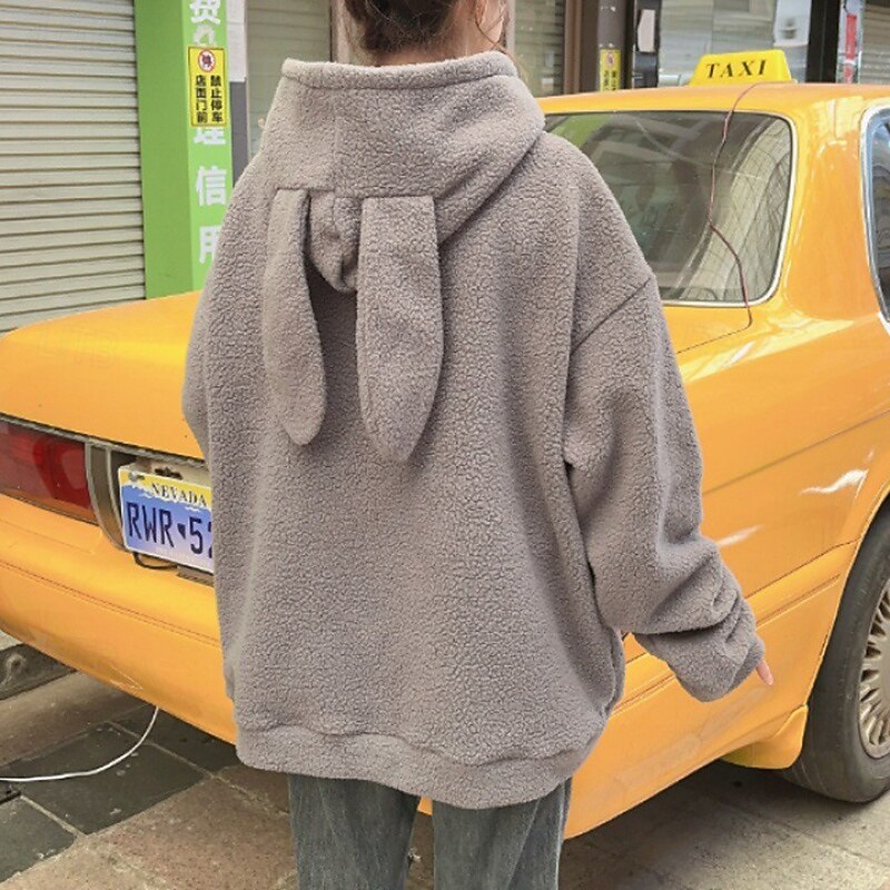 Women's Hooded Pullover Sweatshirt Sherpa Sweatshirt Long Sleeve Top Athleisure Solid Colored Warm Casual Cycling Running Sportswear Activewear Black Red Gray2