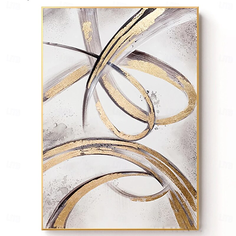 Gold Yellow Abstract Wall Art Dark Yellow Wall Painting Grey Yellow Poster Abstract Artwork for Walls Yellow Gold Painting Abstract Yellow Line Wall Art for Living Room Bedroom3