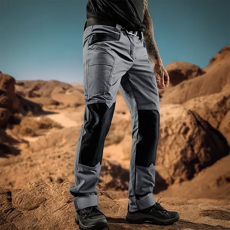 Men's Cargo Pants Tactical Pants Trousers Hiking Pants Buttons Multi Pocket Camouflage Wearable Outdoor Daily Camping & Hiking Fashion Classic Green Camouflage Green