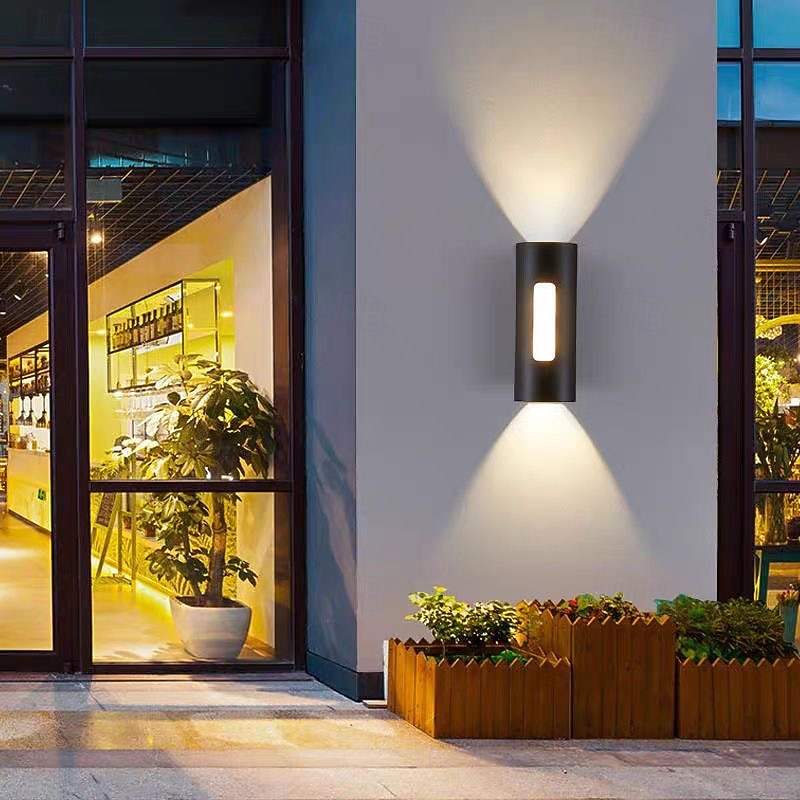 Outdoor Modern Outdoor Wall Lights Outdoor Metal Wall Light 110-120V 220-240V3