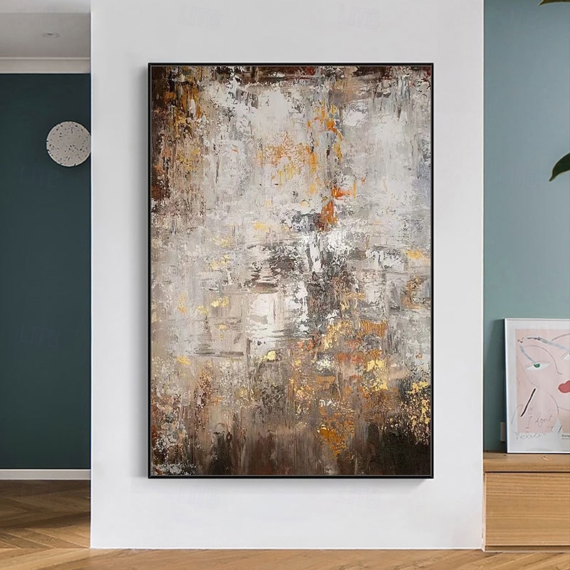 Mintura Handmade Textured Abstract Oil Paintings On Canvas Modern Wall Art Room Decoration Picture For Home Decor Rolled Frameless Unstretched Painting