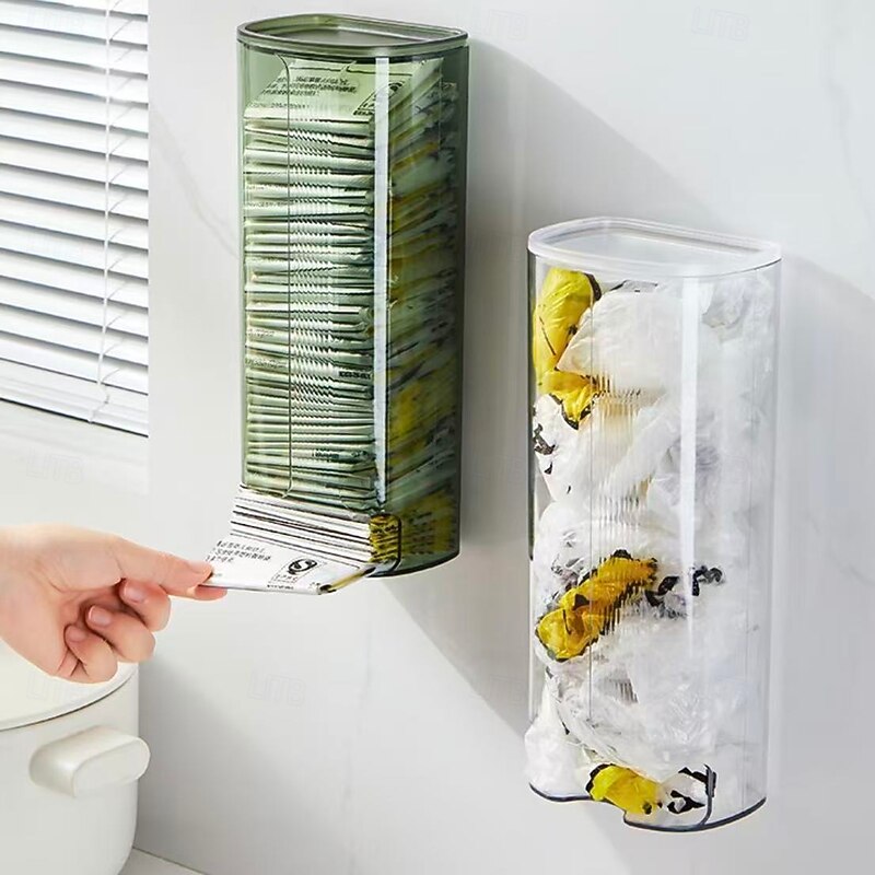 Wall-Mounted No-Drill Storage Box, Transparent Hanging Organizer for Bras, Socks, and Underwear, Closet Storage and Wardrobe Organization2