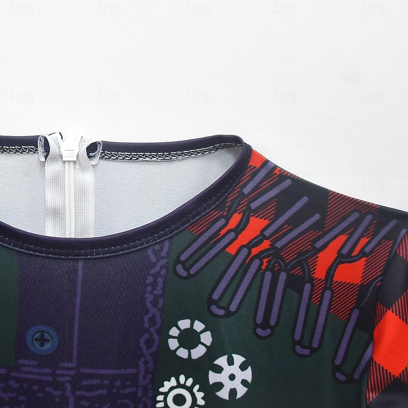 Zombie School Lord Zedd Zentai Suits Costume Movie Cosplay Costume Movie Cosplay for Boys' Girls' Kid's Halloween Masquerade Performance Halloween4