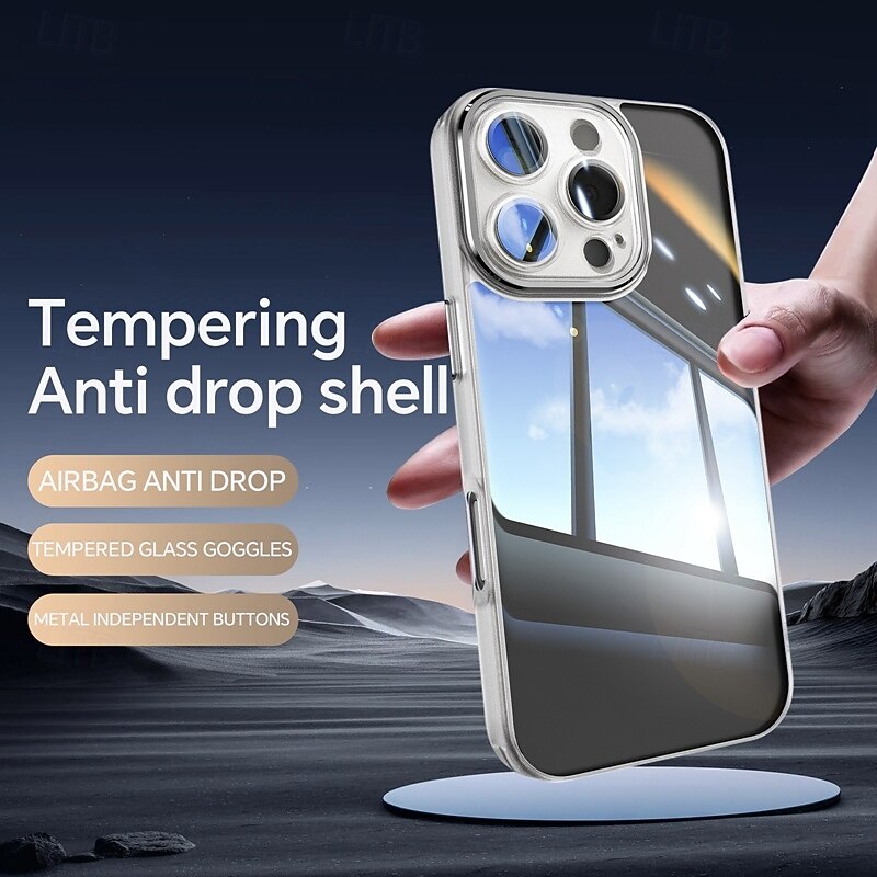 Phone Case For iPhone 17 Pro Max 17 Air 16 15 14 Pro Max 13 Pro Max Back Cover Shockproof Retro TPU3