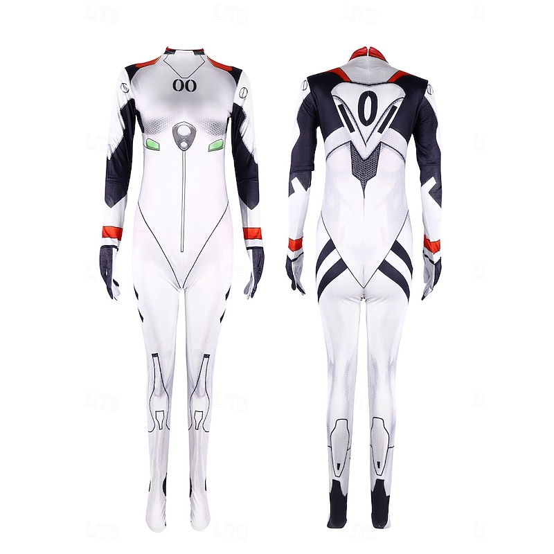 EVA Evangelion Asuka Langley Soryu Rei Ayanami Costume Bodysuits Cosplay Movie Cosplay for Women's Adults Halloween Carnival Performance Party3