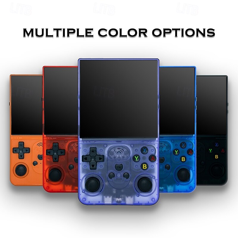5 colors available Open Source T16 max Game Console 64G Retro Handheld Video Player Linux System 4.0 Inch IPS Screen Portable Game Player