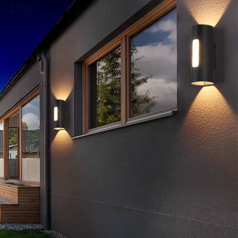 Outdoor Modern Outdoor Wall Lights Outdoor Metal Wall Light 110-120V 220-240V2