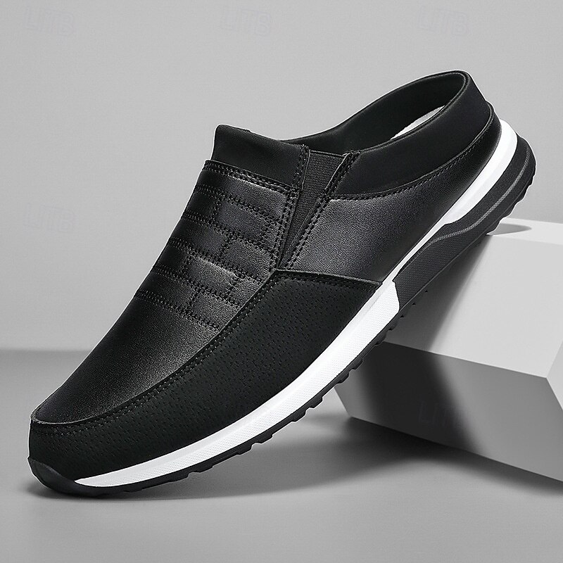 Men's Navy Slip-On Sport Loafers – Lightweight Casual Walking Shoes for Daily Errands, Travel and Driving4