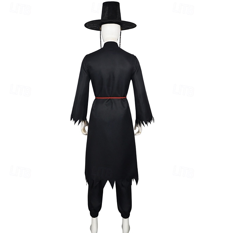 Korean Idol Inspired Pop Star Costume Hanbok Fancy Dress Korean Traditional Virtual Idol Movie Cosplay for Boy's Kid's Halloween Carnival Performance Comic Con Anime Expo3