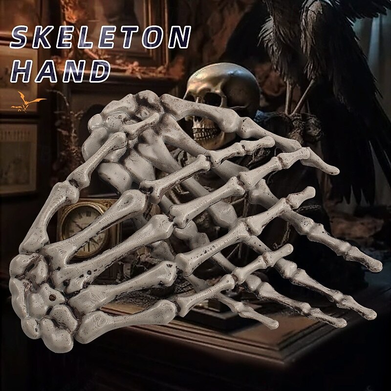 Full Size Skeleton Plastic Skeleton for Halloween Party Scary Halloween Decorations