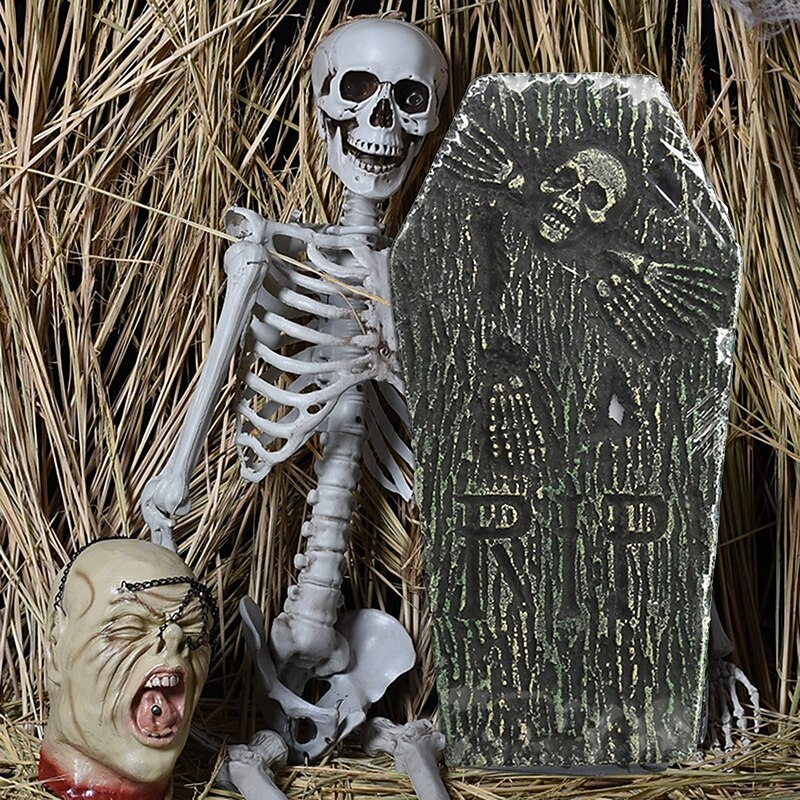 Halloween Foam Tombstone RIP Horror Multi-styles Spooky Realistic Scene Layout Prank Props Ghost Festival Yard Decor Graveyard Tombstone Party Supplies3