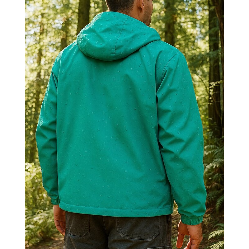 Men's Windbreaker Softshell Jacket Hiking Jacket Outdoor Waterproof Windproof Hiking Outfits Hiking Clothes Spring Autumn / Fall Top Camping / Hiking / Caving Running Black White Pink2