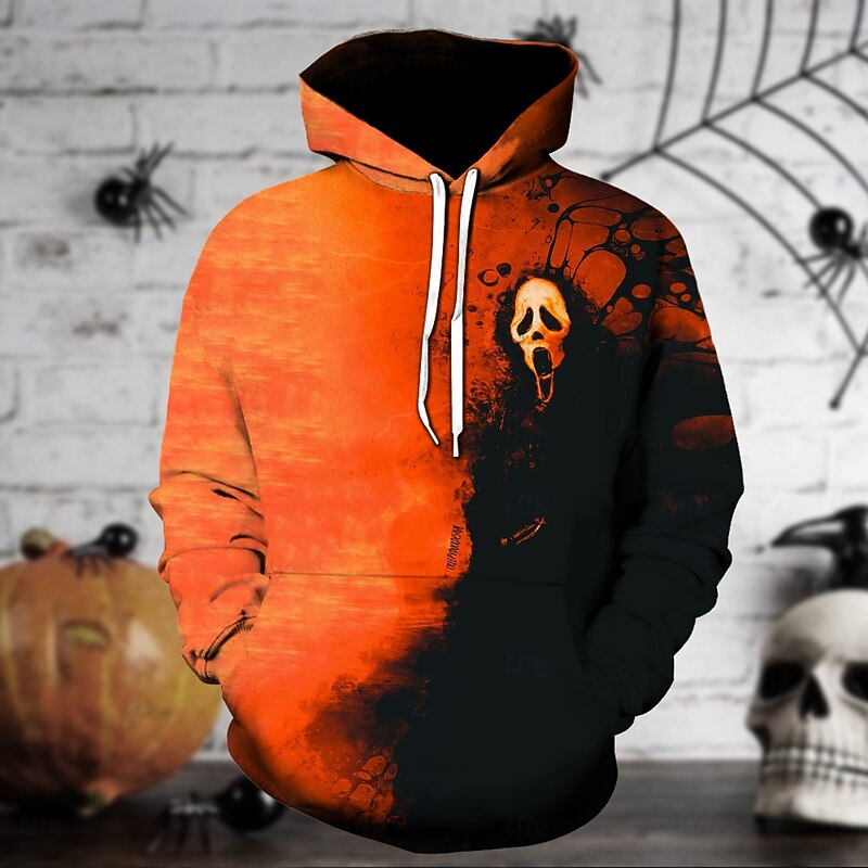 Friday the 13th Jason Voorhees Hoodie Pullover Character Graphic For Men's Women's Unisex Adults' Halloween Carnival 3D Print Performance Party2