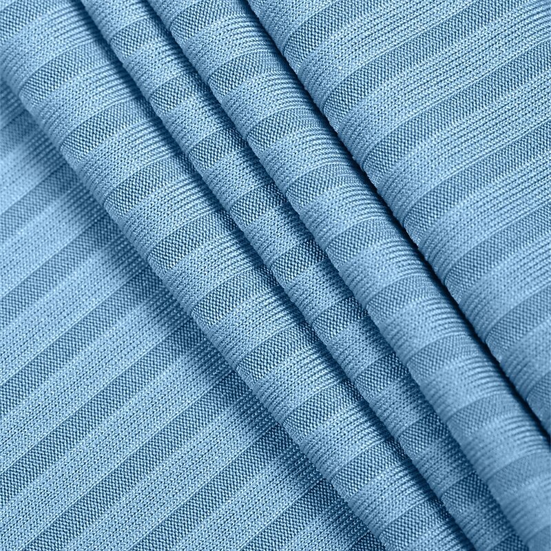 Men's T Shirt Muscle Shirt Ribbed Knit tee Tee Top Long Sleeve V Neck Summer All Seasons Plain Pit Strip Fashion Designer Basic Knitting Plain Vacation Street Casual Black White Blue Top Tee for Men3