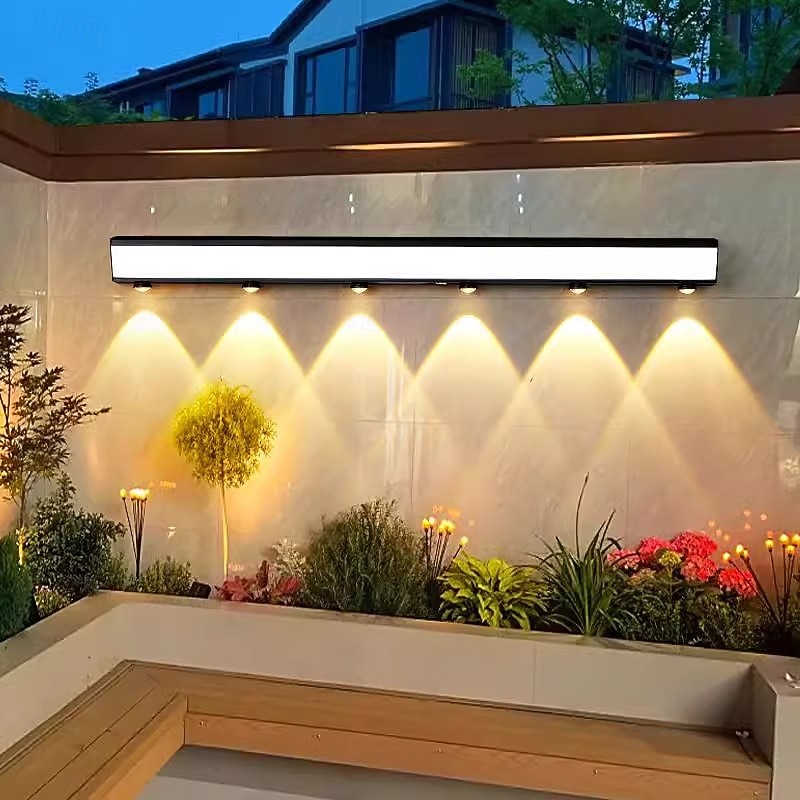 LED Outdoor Wall Light 90cm Aluminum Outdoor IP65 Waterproof Garden Wall Washer Light, Balcony Decorative Wall Sconce