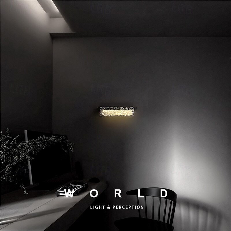 LED Wall Sconces Copper Crystal Indoor Strip Design Wall Light Fixtures for Bedroom Bathroom Hallway Doorway Stairway 110-240V2