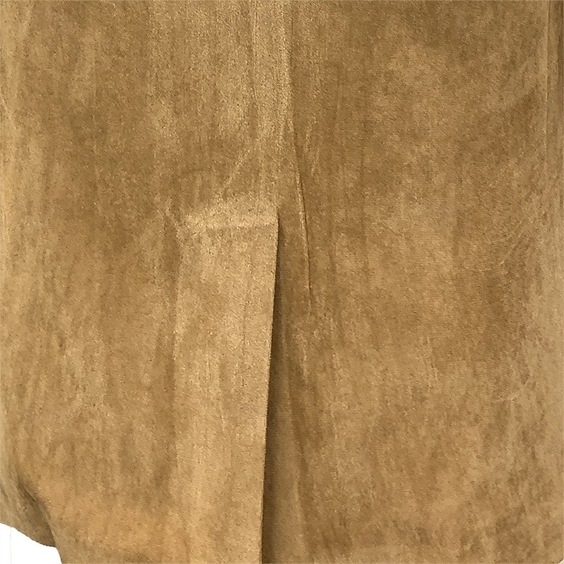 Men's Faux Suede Jacket Faux Suede Blazer Business Cocktail Party Wedding Party Fashion Casual Spring Fall Faux Suede Plain Pocket Buttons Comfortable Single Breasted Blazer Navy Blue Brown Green4