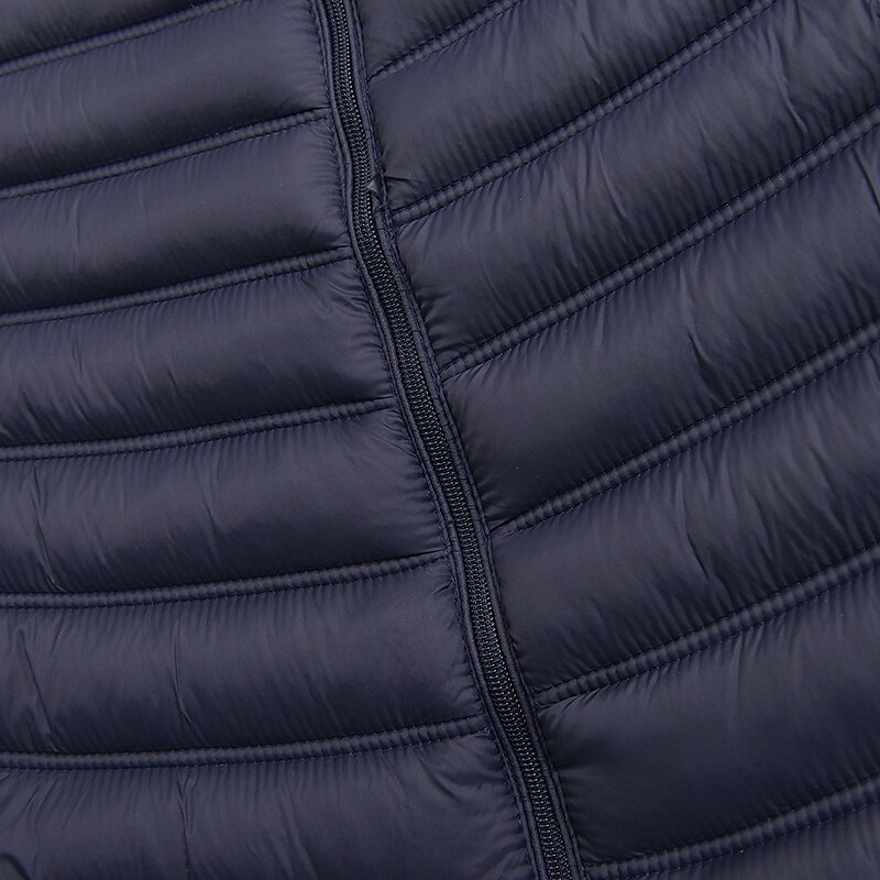 Men's Puffer Vest Vest Gilet Vacation Daily Date Fashion Casual Winter Pocket Polyester Warm Comfortable Solid Color Zipper Stand Collar Regular Fit Black Navy Blue Gray Vest4