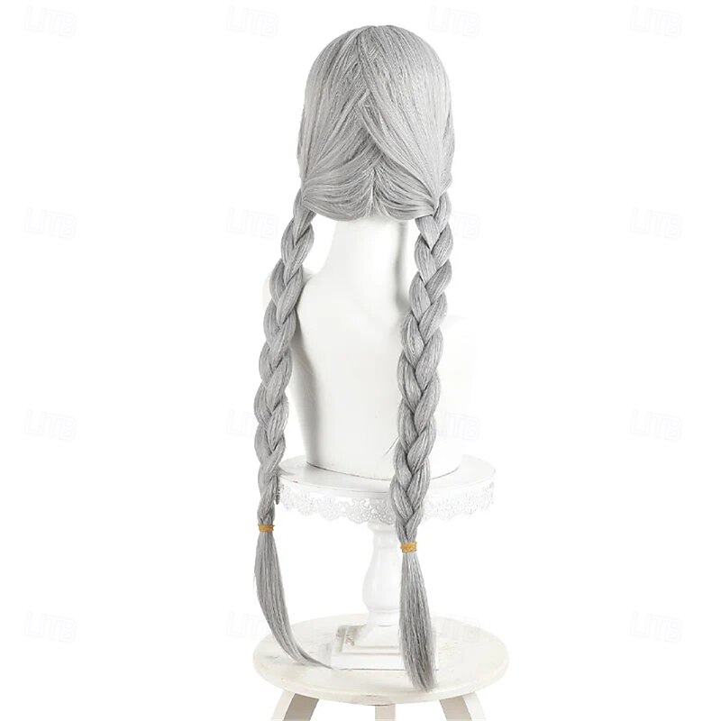 Judy Hopps Double Braids Cosplay Wig from Zootopia 2 – Synthetic Hairpiece for Costume & Party, Perfect for Halloween3