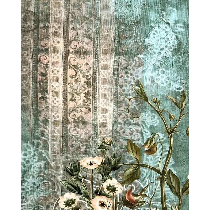 Women's Casual Jacket Comfortable Zipper Print Casual Flower Outdoor Street Holiday Daily Wear Zipper Regular Crewneck Regular Fit Long Sleeve Outerwear Green Fall4