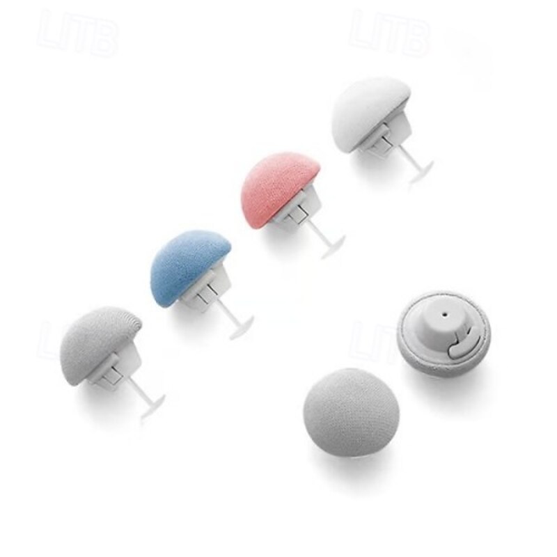 6/12pcs Duvet Cover Holding Clip, No-Pin Mushroom Quilt Fasteners with One-Click Unlock, Bed Sheet Grippers, Random Color3