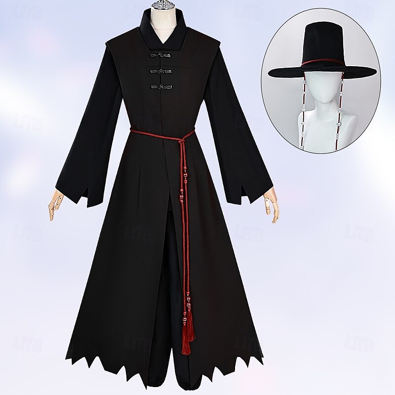 Korean Idol Inspired Pop Star Costume Fancy Dress Korean Traditional Virtual Idol Movie Cosplay for Men's Adults Halloween Carnival Performance Comic Con Anime Expo