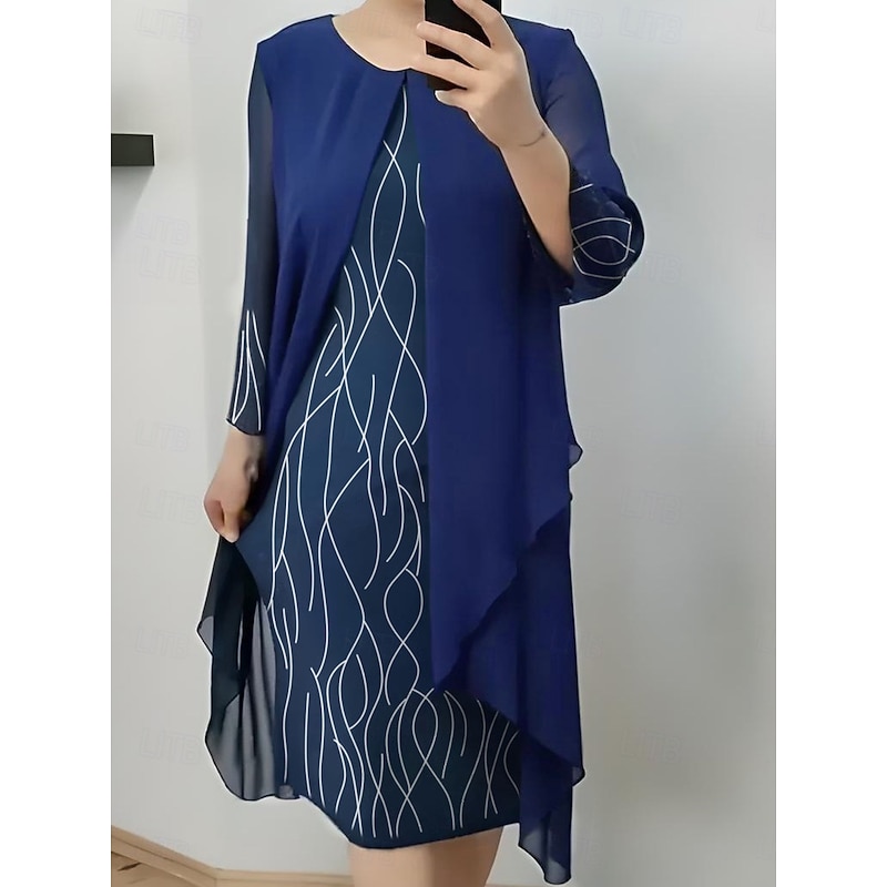 Women's Long Dress Maxi Dress Casual Dress Cocktail Dress Wedding Guest Dress Chiffon Dress Elegant Stylish Casual Party Daily Engagement Regular Fit Plain Sleeveless Crew Neck Black Dark Blue Summer