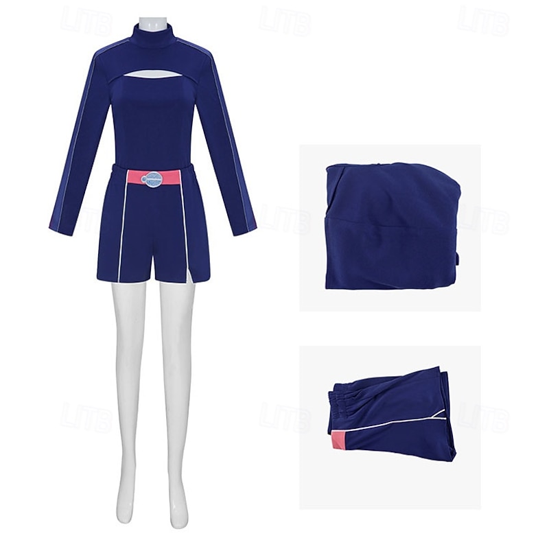 Zombie School Zombies 4 Cheerleader Addison Outfits Shorts Movie Cosplay Costume Movie Cosplay for Women's Adults' Halloween Performance Halloween Masquerade4