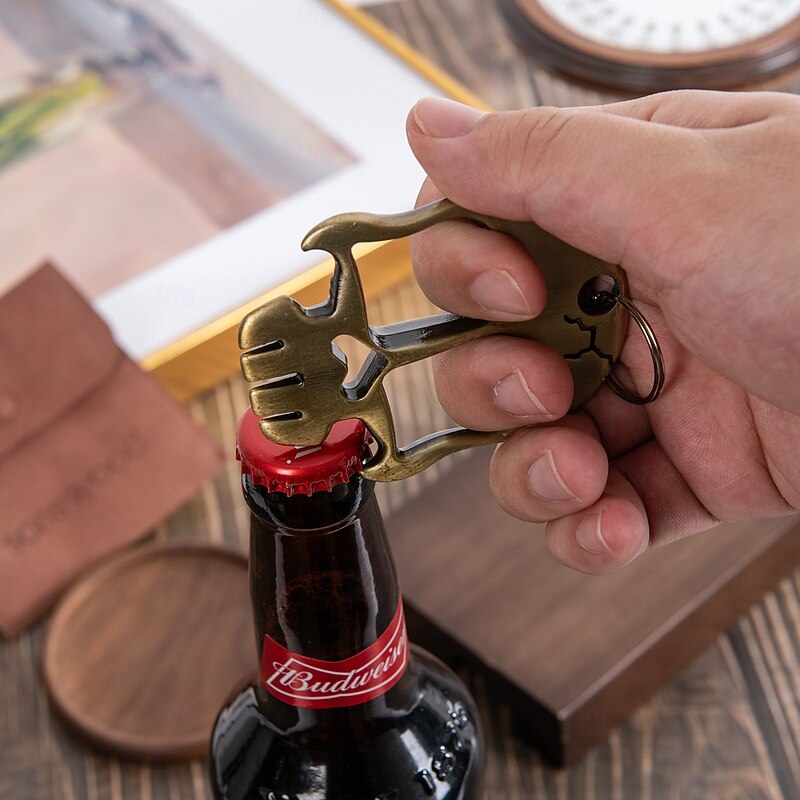 Halloween Skull Face Bottle Opener & Window Breaker Keychain, Creative Portable Beer Opener, Unique Halloween Party Gadget4