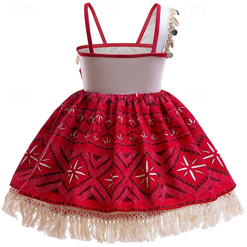 Moana Princess Moana Dress Costume Movie TV Theme Costumes Movie Cosplay for Girls' Kid's Carnival Children's Day World Book Day Party Birthday Beach4