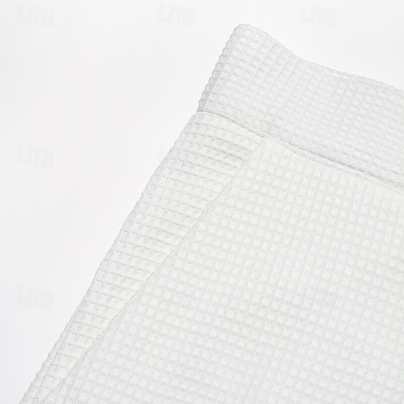 Men's Trousers Dress Pants Slacks Baggy Pants Suit Pants Front Pocket Straight Leg Plain Comfort Breathable Full Length Wedding Business Daily Fashion Streetwear Black White Inelastic4