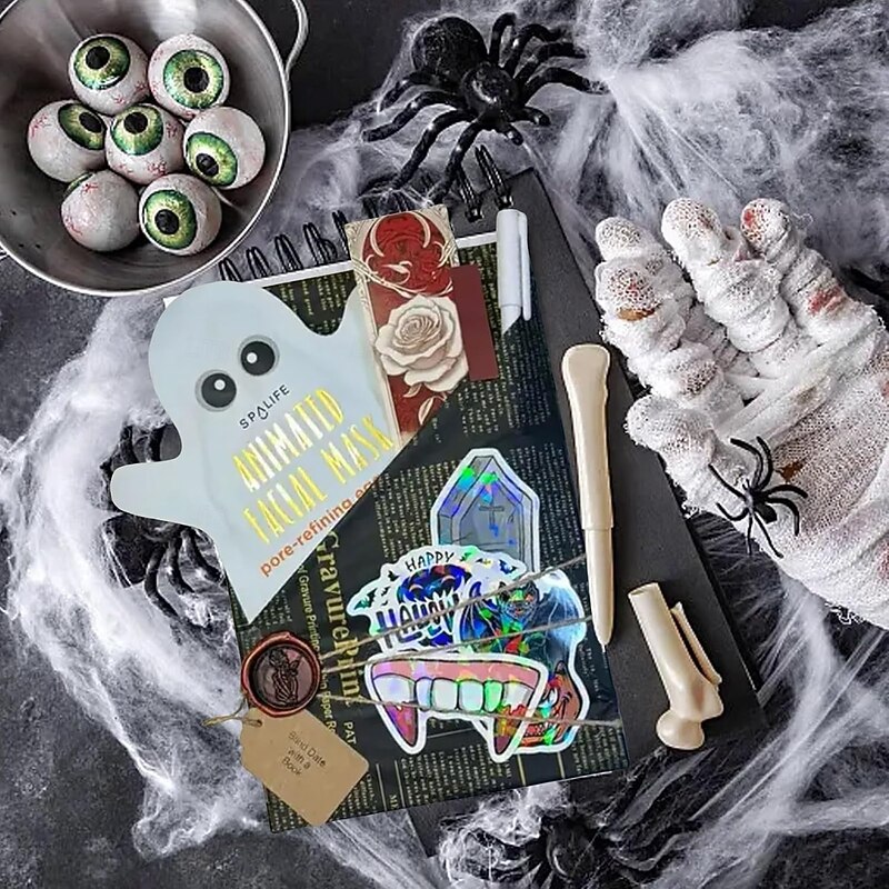 Halloween Witch Blind Date with a Book Mystery Book Gift Set Halloween Decorations Blind Date Book Box for Halloween Enthusiasts Book Lovers4