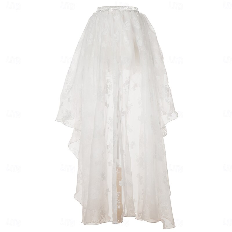 Retro Vintage Punk & Gothic Steampunk Skirt Goth Girl Flounced Fancy Dress Women's Fantasy Steampunk Masquerade Casual Daily Adults Skirts4