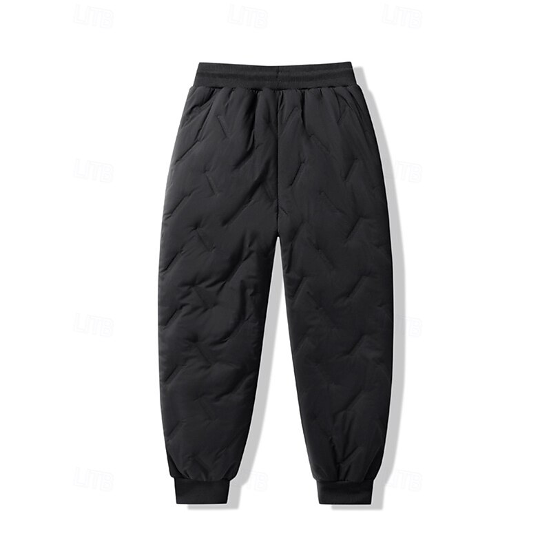 Kids Boys' Pants Trousers Solid Color Soft Comfort Pants Outdoor Daily Basic Black Pink Purple Mid Waist