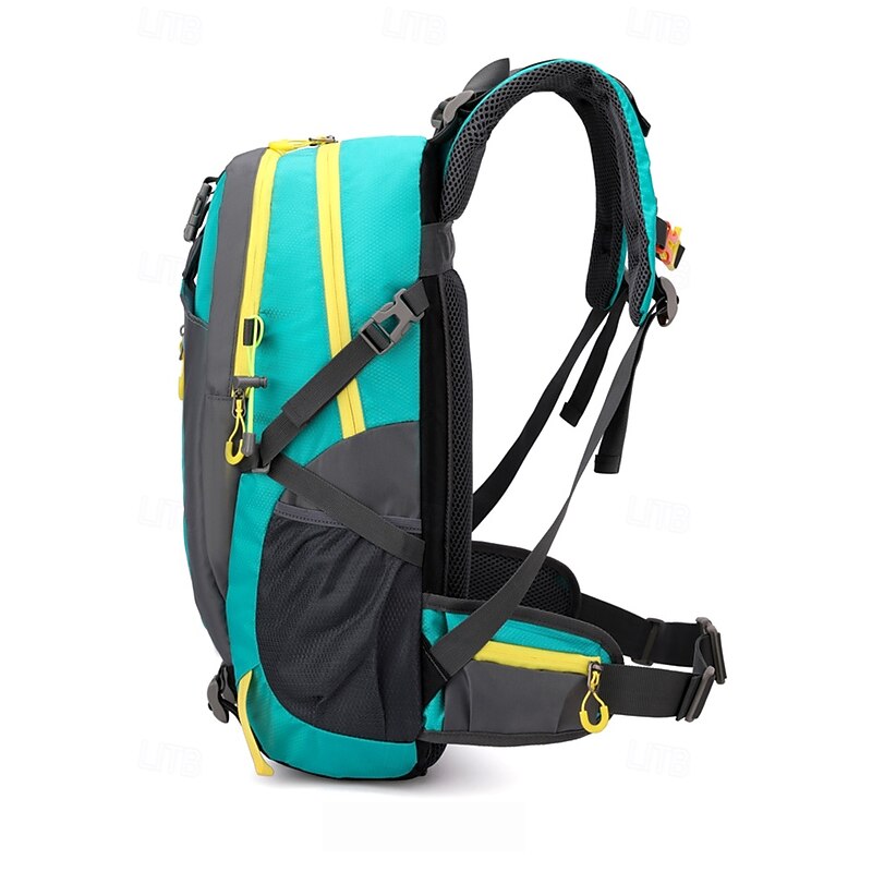 Men's 40L Waterproof Hiking Backpack with Reflective Strips – Lightweight Outdoor Daypack for Camping, Trekking and Travel Adventures4