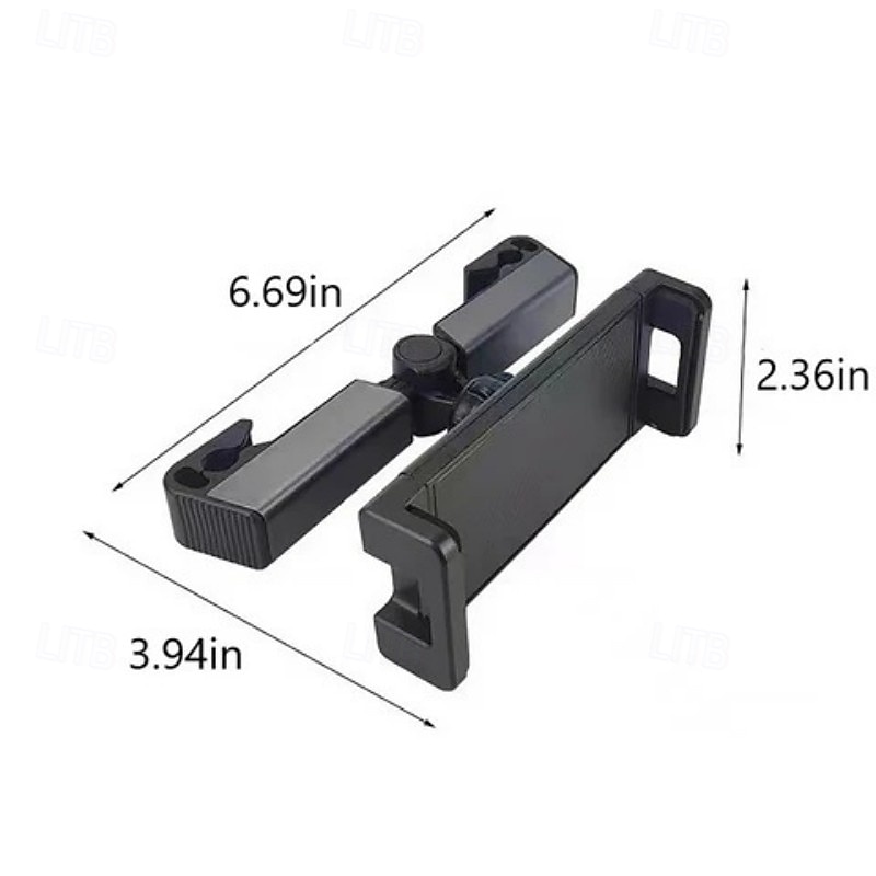 Headrest Tablet Mount Universal Lazy Holder Car Mount Stand for Mobile Phones and Tablets Portable Backseat Headrest Mounting Device Travel Entertainment Accessory4