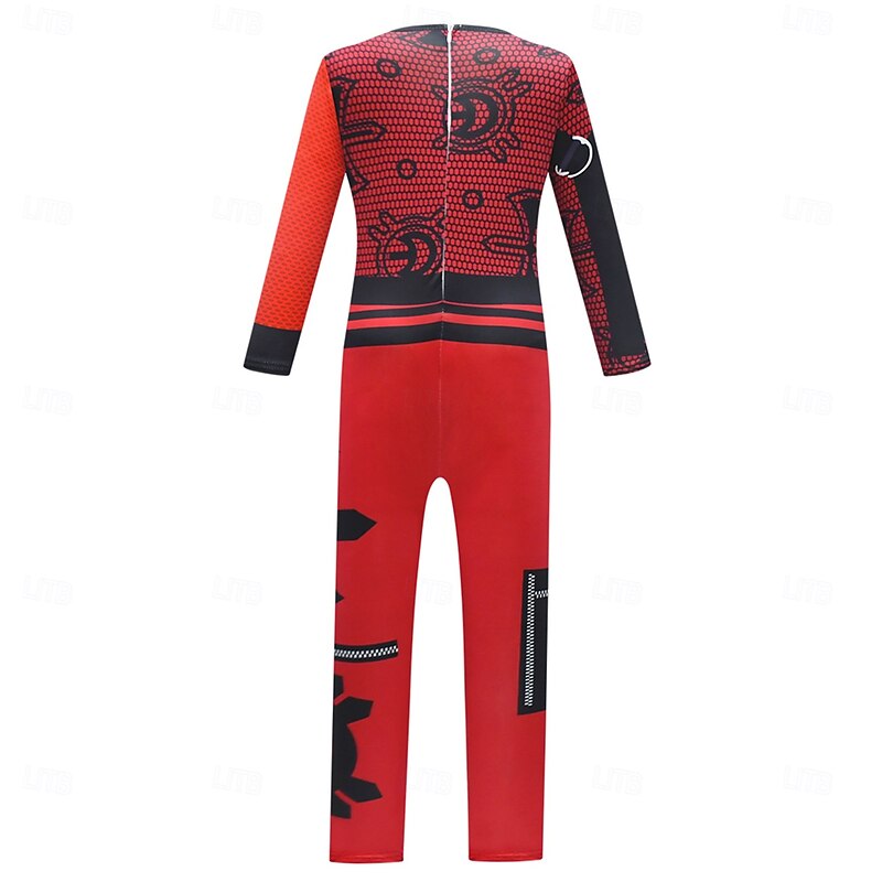 Zombie School Lord Zedd Zentai Suits Costume Cosplay Costume Movie Cosplay for Boys' Kid's Halloween Masquerade Performance Halloween3