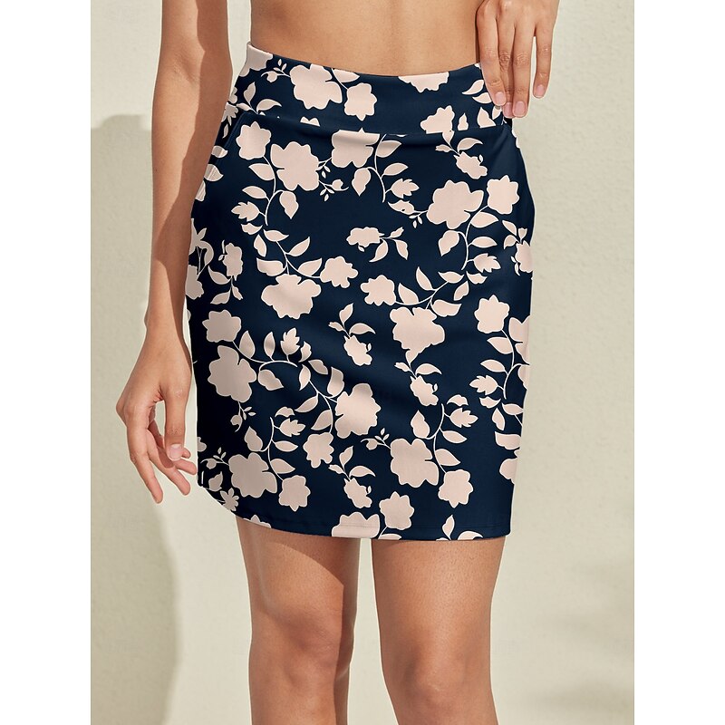Women's Tennis Skirts Golf Skirts Dark Navy Skirt Ladies Golf Attire Clothes Outfits Wear Apparel
