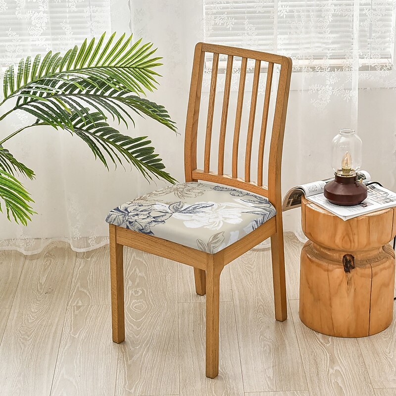 Office Chair Cover and Stool Cover, Geometric Printed Polyester Slipcovers, Stretch Furniture Protector for Home Office2