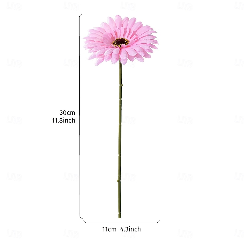 Artificial Flower Plastic Modern Contemporary Round Tabletop Flower Round 103