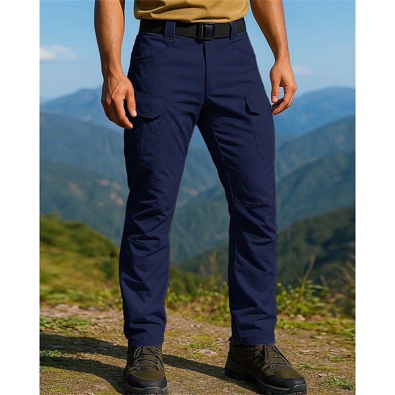 Men's Combat Pants Cargo Pants Hiking Pants Trousers Outdoor Regular Fit Waterproof Windproof Pants / Trousers Pocket Black Army Green Camping / Hiking Golf Running S M L XL XXL4